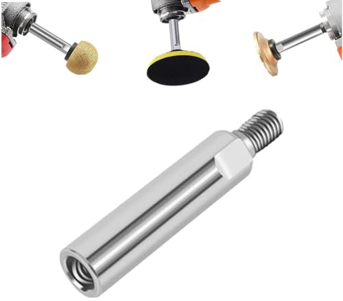 Angle Grinder Extension Connecting Rod,Thread Angle Grinder Extension Shaft,Pratical Angle Grinder Extension Connecting Rod,Fits Model 100 Angle Grinders,Connecting Rotary Rod Car Polishing Adapter