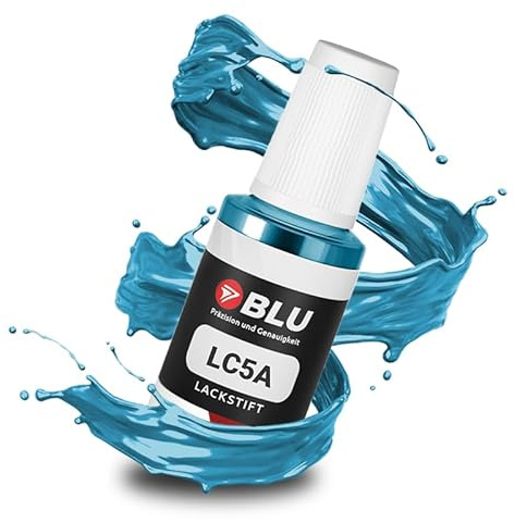 BLU Auto Lackstift Blau kompatibel für VW LC5A BLAU Teal BLAU | Auto Lack Reparatur Ausbesserungslack
