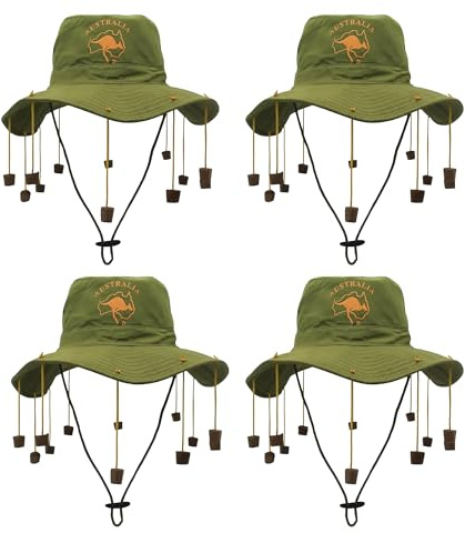 FNA FASHIONS Unisex Australian Corks Hat - Perfect for Parties & Aussie Celebrations