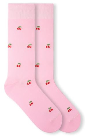 von Jungfeld Bio-Baumwoll Socken Damen Herren, Lange bunt gemusterte Businesssocken & Anzugsocken, 1 Paar, Gr.36-46