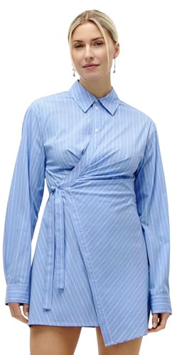 LeGer Aileen Dress - Kleid Damen mit Wickel-Optik - körpernahe Passform - Blusenkleid aus Baumwolle - Mode für Damen - by Lena Gercke - Gr. 34-44