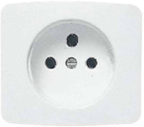 Niessen arco - Tapa enchufe frances seguridad serie arco blanco alpino