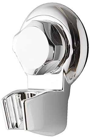 Compactor Bestlock Support de douchette à Ventouse, Argent, 7,1 x 5,5 x H11 cm, RAN7814