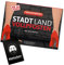DENKRIESEN Stadt Land VOLLPFOSTEN – ROTLICHT Edition & KLATTSCHEN | Partyspiel ab 16 Jahren | 32 Kategorien | 50 Blatt | DIN A4 | Spezialfelder & ABC-Leiste | Eingeschweißt & originalverpackt