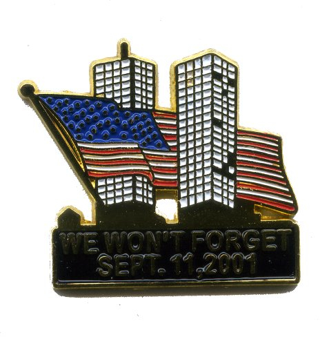 Pin's 0420 9/11 - 2001 World Trade Center USA - En métal