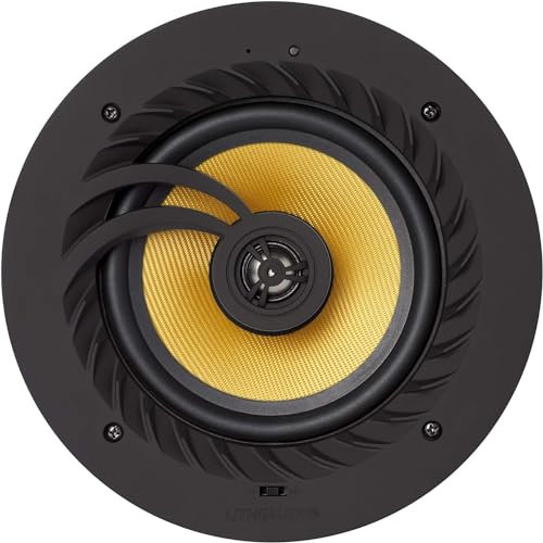 LITHE AUDIO Wireless WiFi Multroom Audio Ceiling Speaker - dlna, UPnP, AirPlay, Spotify Connect, Deezer, TIDAL & Tune In Radio Streaming with iOS & Andriod App ((SINGLE - MASTER))