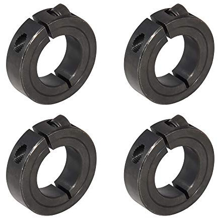 Lot de 4 colliers de serrage en métal avec vis