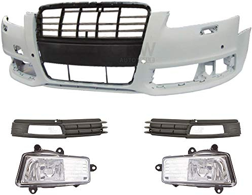 Set Stoßstange vorne inkl. Zubehör+Nebel für Audi A6 4F C6 08-10 SRA PDC