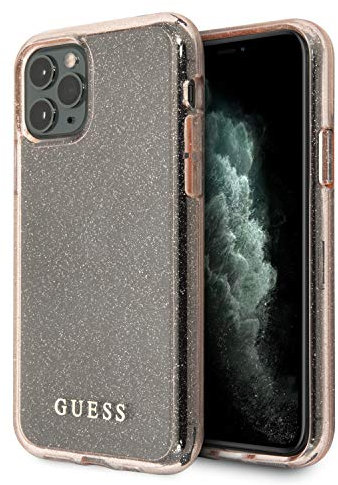 Guess Glitter Hülle GUHCN65PCGLPI für iPhone 11 Pro Max rosa