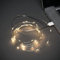 Konstsmide, 1770-190, Micro LED Lichterkette mit USB Anschluss, Silber,NULL, 50 warm weiße Dioden , silberfarbenes Kabel