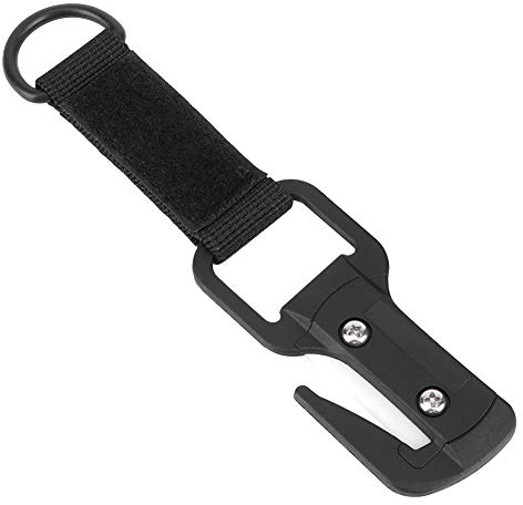 Weiyiroty Coupe-Fil de plongée, Coupe-Fil de céramique de plongée, Pas de Rouille avec Sac de Rangement léger et Durable pour la plongée sous-Marine(Diving Ceramic Thread Cutter)