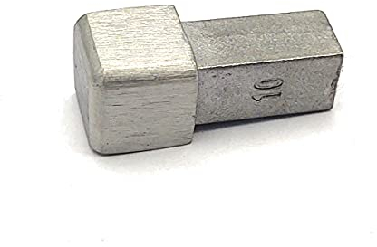 Eckstücke Premium V2A Edelstahl Quadratprofil Eckstücke glänzend gebürstet (Edelstahl V2A gebürstet, 10 mm)