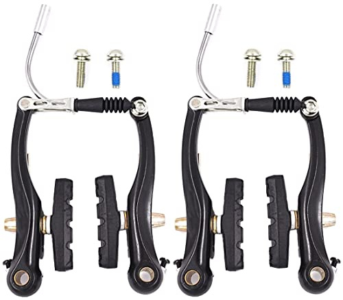 LITEONE V-Bremsen für Fahrräder, lineares Fahrradbremsen-Set, Mountainbike, vorne und hinten, V-Bremsen, Set, Ersatzteile, passend für die meisten MTB, BMX, Rennrad, 1 Paar
