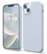 elago Liquid Silicone Case Compatible with iPhone 14 Plus Case (6.7), Premium Silicone, Full Body Protection - 4 Layer Shockproof Phone Cover, Anti-Scratch Soft Microfiber Lining (Light Blue)