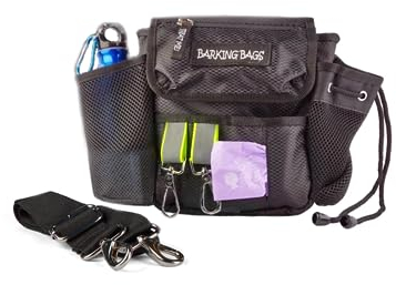 Barking Bags Die originale Hundetasche zum Spazierengehen, stilvoll, wasserdicht und preisgekrönt, Leckerli- und Kotbeutelspender, perfekt für Training, Spaziergänge und wichtige Dinge, bekannt aus