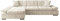 Mirjan24 Ecksofa Malwi Cord mit Regulierbare Armlehnen, L-Form Sofa mit Schlaffunktion und Bettkasten, Design Eckcouch, Wohnlandschaft, Couch (Poso 100, Seite: Links)