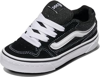 Vans Unisex Kinder Caldrone Sneaker Caldrone Trainers, SUEDE/MESH BLACK/WHITE, 31 EU