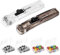 Push Hefter Set Reusable Manuelle Hefter 2 Stück Stapler mit 200 Stück Edelstahl Klammern für Fixieren Losem Blattpapier