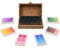 76-teiliges Buchstaben-Stempelset mit 70 Stempeln (26 Großbuchstaben, 26 Kleinbuchstaben, 10 Zahlen, 8 Symbole) und 6 bunten Stempelkissen – Ideal für DIY-Tagebuch, Karten und Handwerk RUBBER STAMP