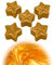 WonderWax Weihnachts Duftstern 5er Set Weihnachtsplätzchen Wachsmelt Duftwachs Raumduft für Duftlampen Soja Wachs Melts Duftmelt Aroma Wellnes Kerzen Wärmer