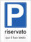 Pubblimania Parcheggio Riservato Con Personalizzazione in alluminio Composito 3 mm (Parcheggio Riservato)