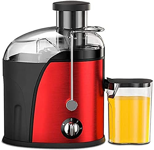 TNSSCZM Machines, extracteur électrique de Presse à Froid de Machine centrifuge pour Les Fruits et légumes Entiers 2 Modes de Vitesse Facile à Nettoyer Orange électrique