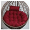 Yahbrra Kissen für Hängesessel Outdoor, Hängekorb Kissen, Ersatzpolster für Hängesessel, Sitzkissen Polster für Hängesessel (Color : Dark red, Size : 105size (Diameter: 90cm))