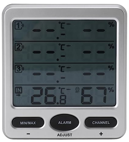 OUCRIY Termometro igrometro, senza fili, misurazione ad alta precisione, termometro elettrico igrometro per casa, cameretta dei bambini