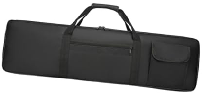 Perfeclan Custodia per pianoforte elettrico, custodia per tastiera da 61 tasti con tasca imbottita, borsa per studio musicale, tour, concerti, Xs