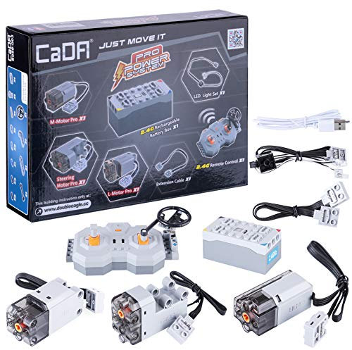 Power Functions Fernbedienung für Batteriegehäuse, Servomotormotor, Verlängerungskabel für Technikautos, kompatibel mit Lego Technic
