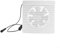Ventilador solar resistente a la intemperie de 12 V para extracción de baño, rendimiento silencioso en pared o techo