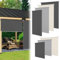 ISOISL Senkrechtmarkise 160×240CM Vertikalmarkise Außenrollo Sonnenschutzrollo Sichtschutz Beschattung UV Schutz für Balkon, Terrasse, Gartencm, Anthrazit