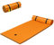 FANTASK- Colchoneta de natación, Color Naranja, 220 x 90 cm (70098OROP-VC)