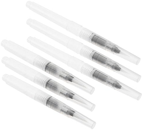 SOIMISS 6stücke Aquarellpinselstifte Zum Nachfüllen Wasserpinselstifte Für Malen Pinselstifte Mit Durchflusskontrolle Für Skizzieren Und Detailarbeit Geeignet Für Anfänger Und Profis
