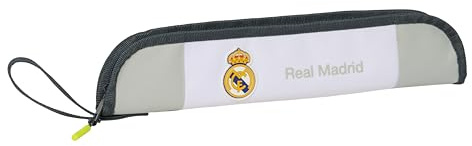 safta Real Madrid Equiicion 25/26 Flötenhalter, hochwertig und widerstandsfähig, Flöte, Musikinstrument, 37 x 2 x 8 cm, weiß, M, Casual