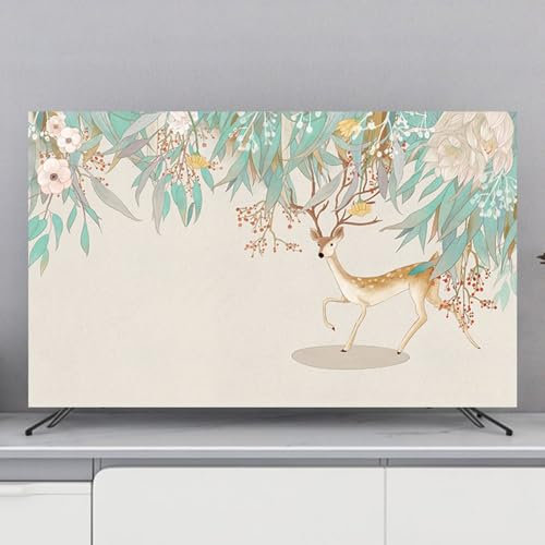32 Bis 85 TV Schutz Staubdichte,Hülle Bezug Für Fernsehen,TV Bildschirmabdeckungen Für Fernsehen Universalschutz Für Flach Gekrümmte Kompatibel Mit PC,Desktop-Computer TV-Bildschirm O,37-39in