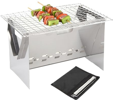 Tragbarer Grill Kochausrüstung aus Edelstahl