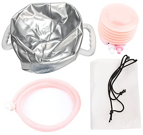 Water Filled Kettle Bell, Adjustable Weight Water Injection Kettle Bell for Home Gym, 0.6kg to 10.5kg Fitness Ball with Air Pump and Storage Bag for Yoga Strength Training