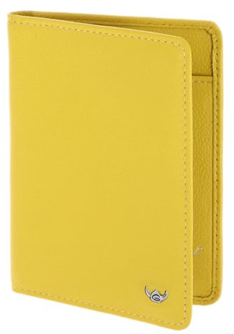 Golden Head Leder Madrid RFID Protect Ausweisetui 4480 Sonnengelb