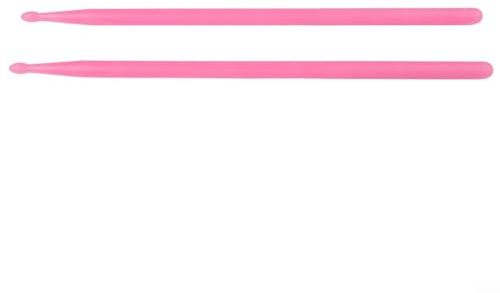 Paire de baguettes lumineuses 5A en nylon phosphorescent pour l'éducation musicale – Scène fluorescente pour outil de performance 38,1 cm (rose)