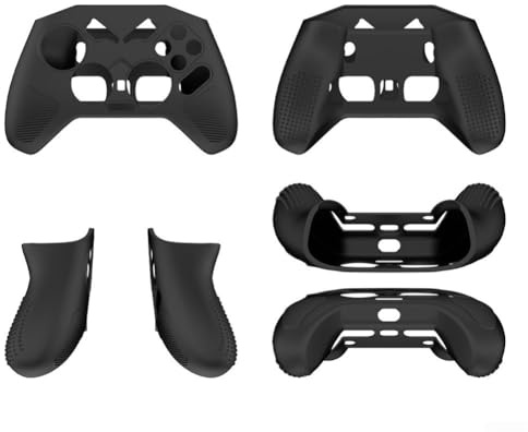 Stoßfeste Hülle für Flydigi Vader 4 Pro Gamepad - Rutschfeste Silikonhülle schweißresistent robust(V16 is black)