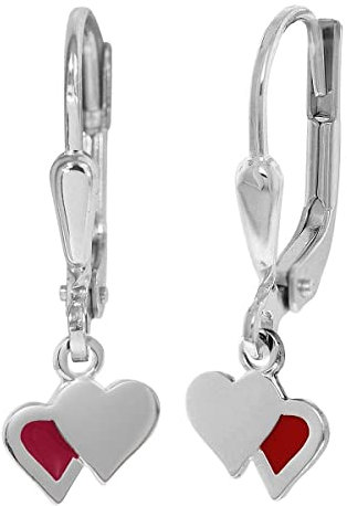 trendor Mädchen-Ohrringe 925 Sterlingsilber Ohrhänger zauberhafter Ohrschmuck für Kinder aus Silber, elegante Geschenkidee für Kids 08534