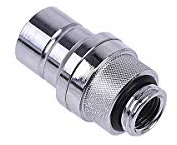 Alphacool 17438 Eiszapfen Schnellverschluss Stecker G1/4 AG - Chrome Wasserkühlung Anschlüsse