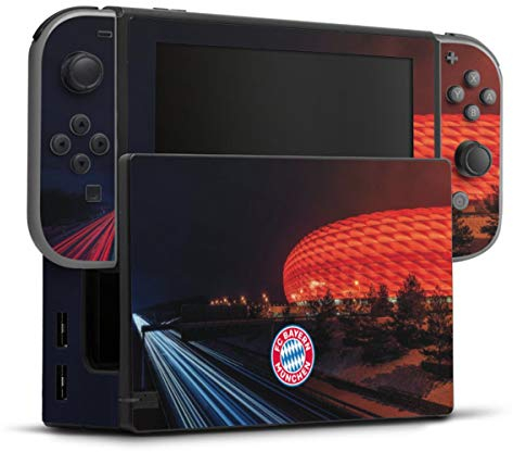 DeinDesign Skin kompatibel mit Nintendo Switch Folie Sticker FC Bayern München FCB Stadion