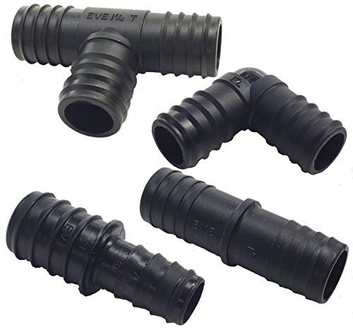 Raccord cannelé pour tuyau d'étang 38 mm