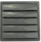 MKK Rejilla de ventilación móvil, Gris, Ø 125 mm