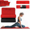Hop-Sport Yogamatte HS-T006GM Gymnastikmatte Bodenmatte Pilates 183 x 61 x 0,6 cm rutschfest & Faltbar (rot)