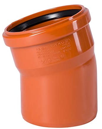 KG Rohr und Formstücke DN 315 SN 4 Kanalrohrsystem (Bogen 15 Grad)