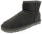 OOG Damen Wildlederstiefel mit Echt-Leder, Klassik, kurz mit Fell gefüttert, Outdoor, Casual Boots, Winterstiefel, Klassisch in Grau