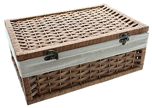 FRANK FLECHTWAREN Universaltruhe Präsent, aus Vollweide, 44 x 29 x 18 cm, vielseitig anwendbar,